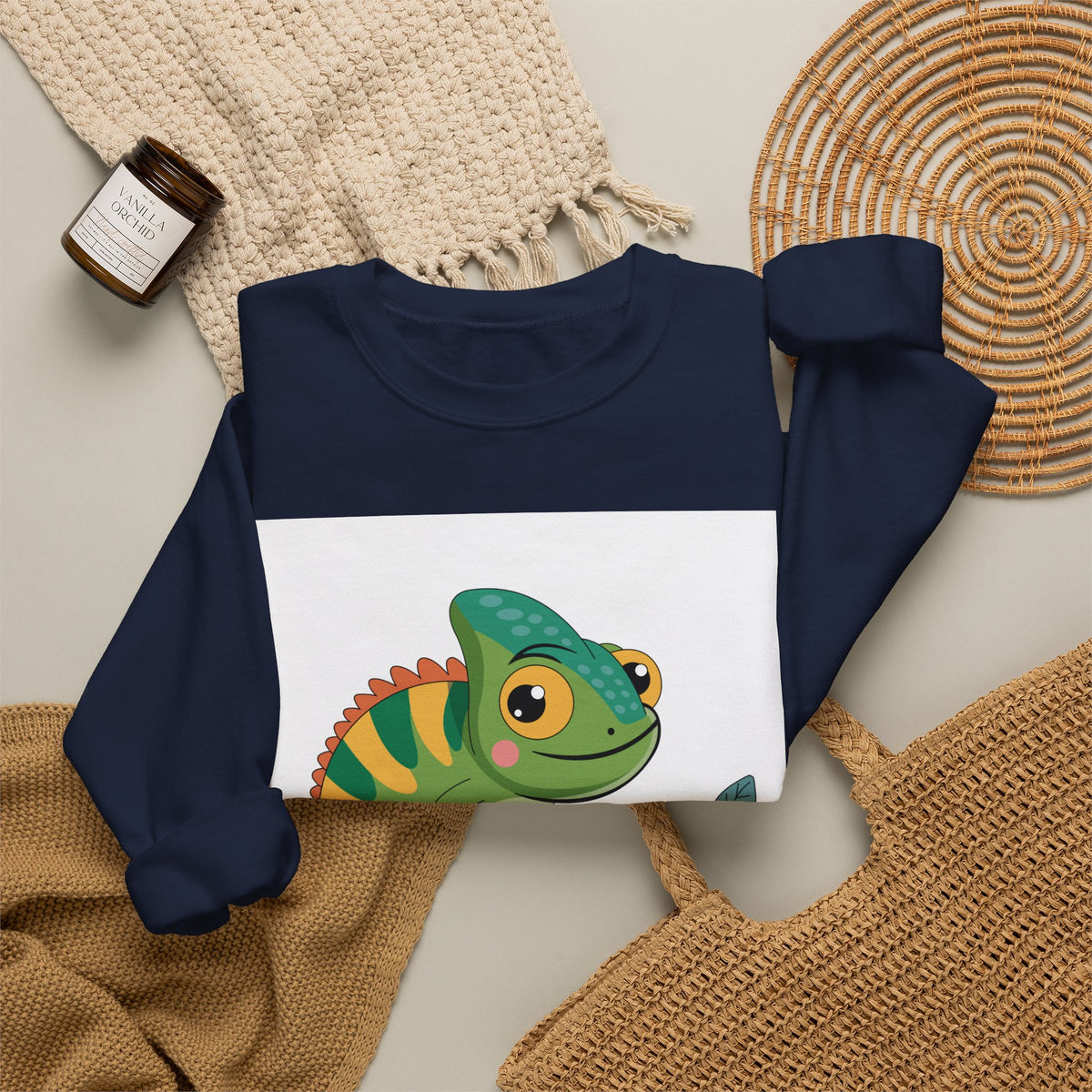 Charming Chameleon Crewneck Sweatshirt