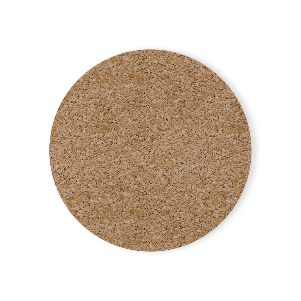 Patriotic LOVE Cork Back Coaster — American Flag 4th of July Drink Coaster