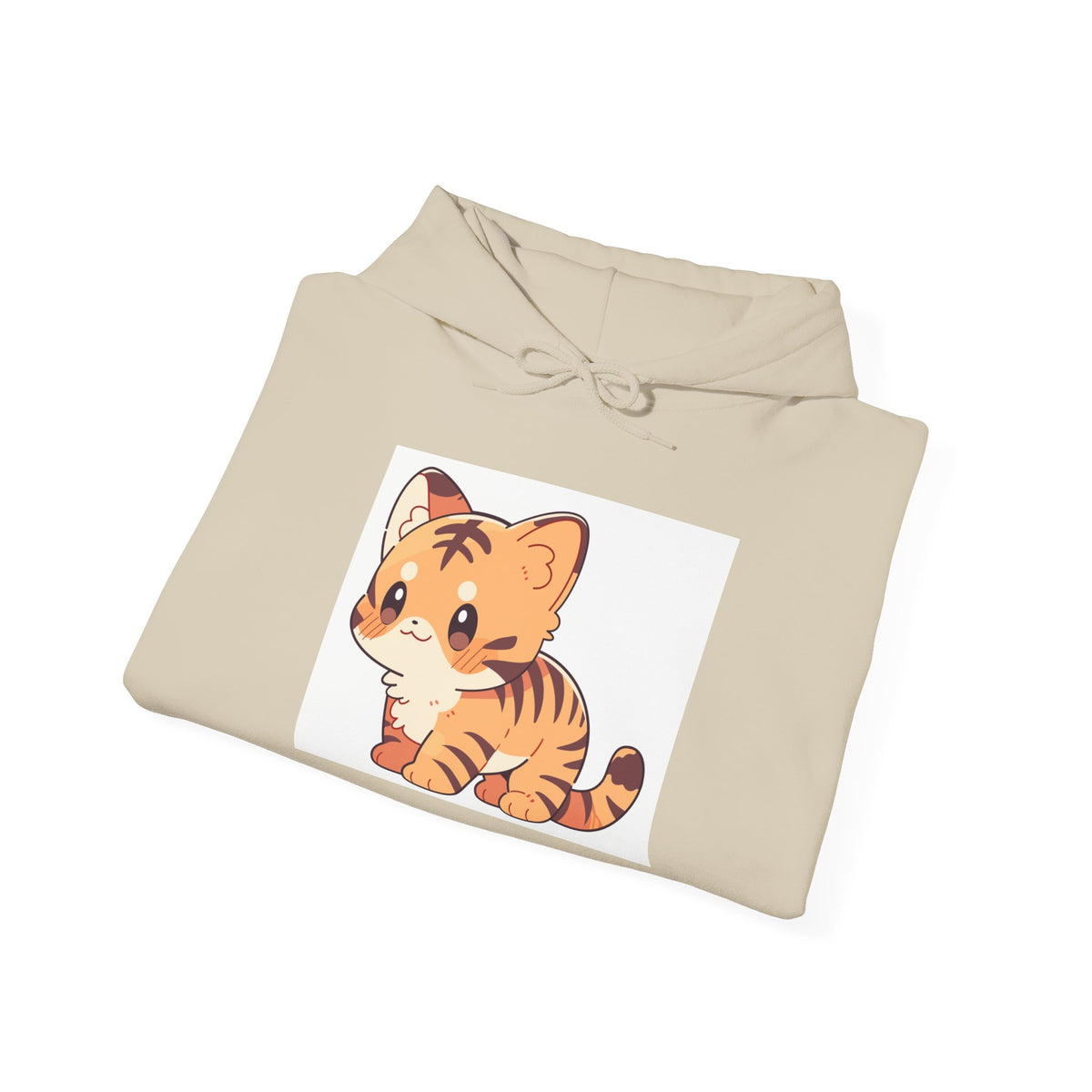 Cute Kawaii Tiger Hoodie – Adorable Cartoon Baby Tiger Sweatshirt