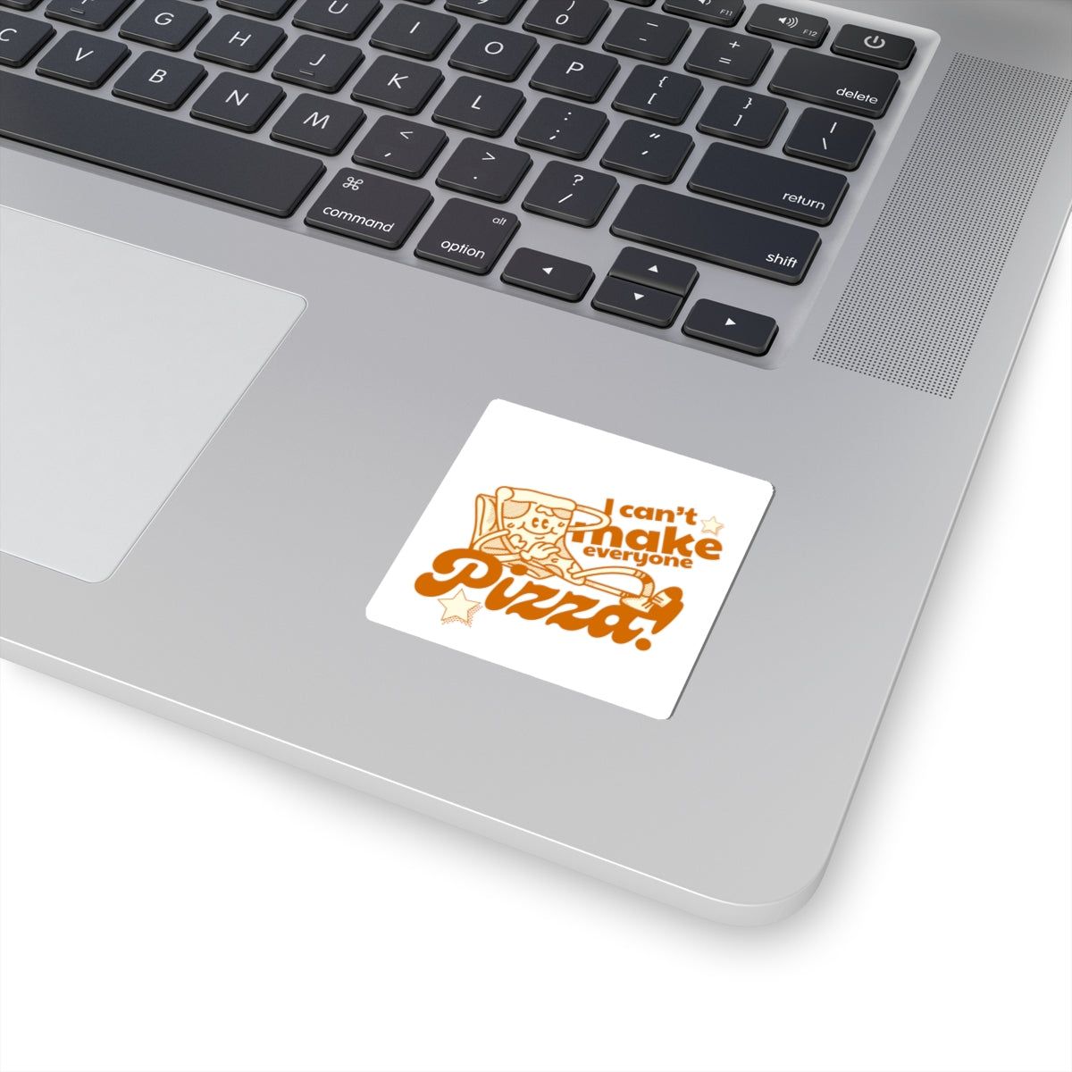 'I Can't Make Everyone Pizza' Kiss-Cut Sticker — Funny Retro Pizza Quote