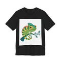 Charming Chameleon Tee — Cute Green Reptile Graphic T-Shirt