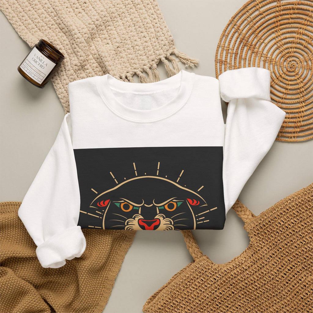 Panther & Roses Crewneck Sweatshirt