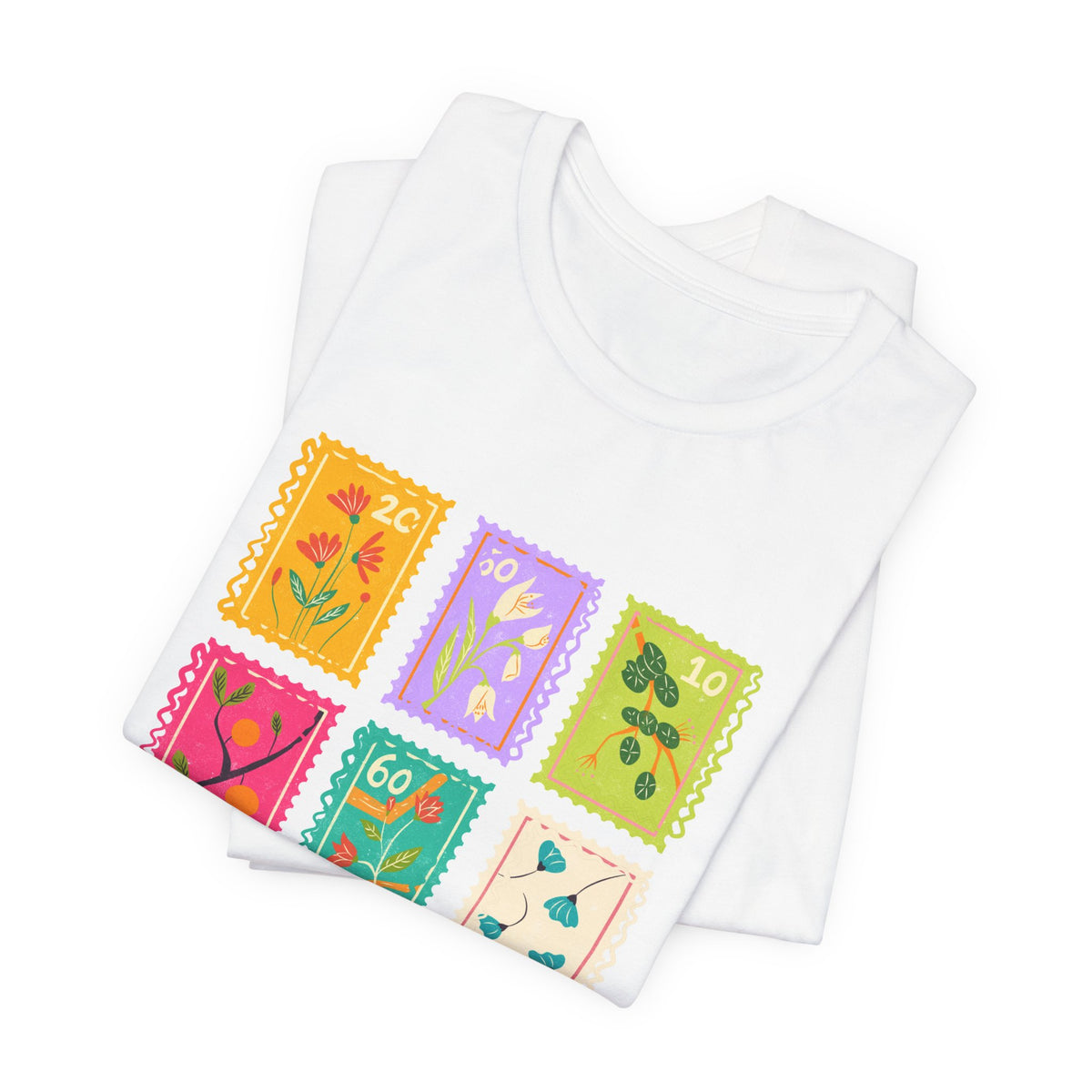 Floral Stamp Collage Tee