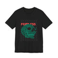 Fearless Skull Tee — Graphic Skull T‑Shirt with 'FEARLESS' Text