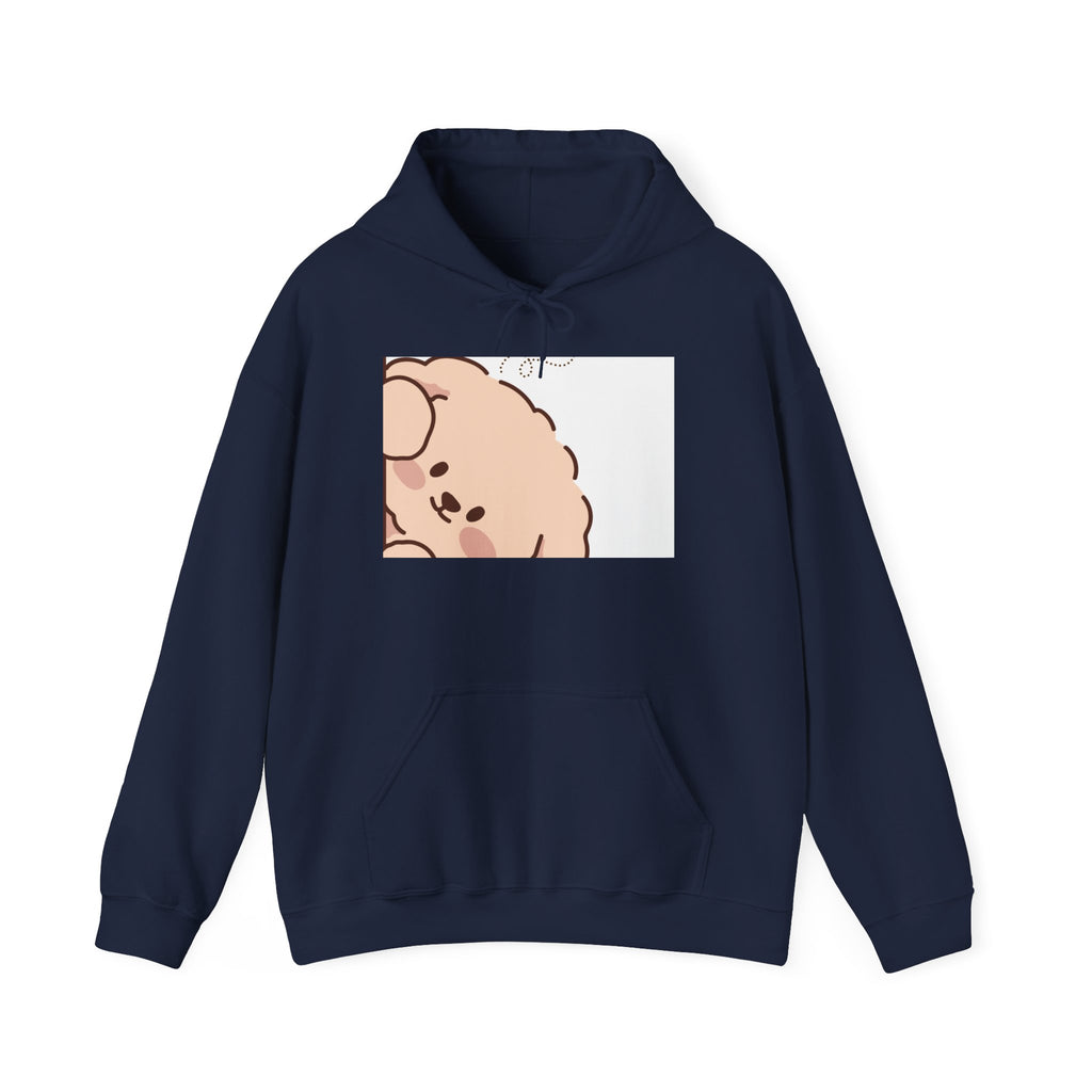 Cute Peeking Puppy Hoodie – Kawaii Dog Pullover