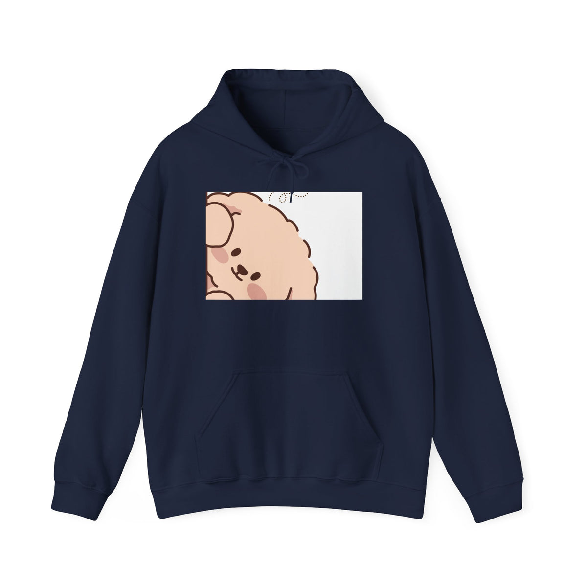 Cute Peeking Puppy Hoodie – Kawaii Dog Pullover