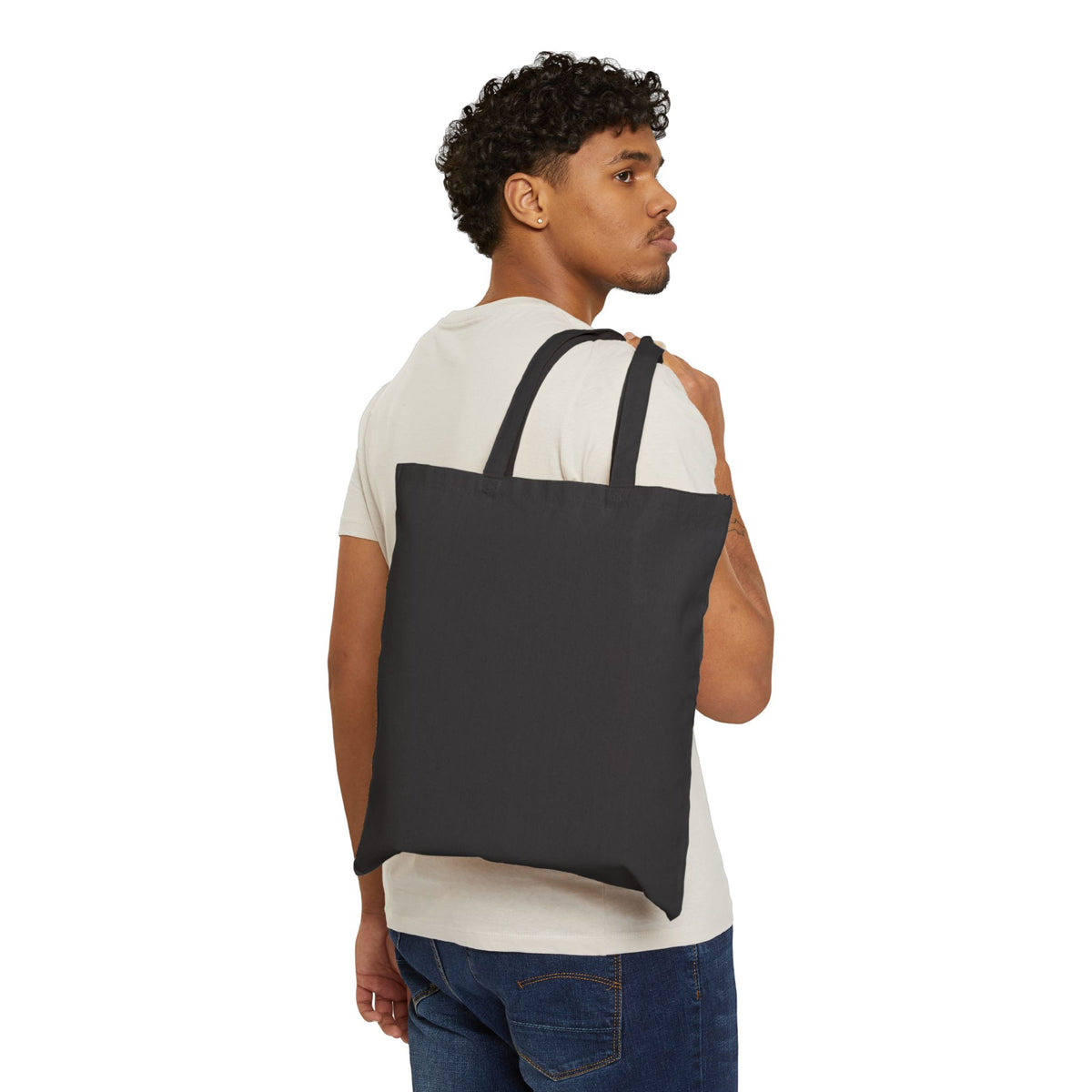 Tote — Minimal 'noise' Script Canvas Tote Bag