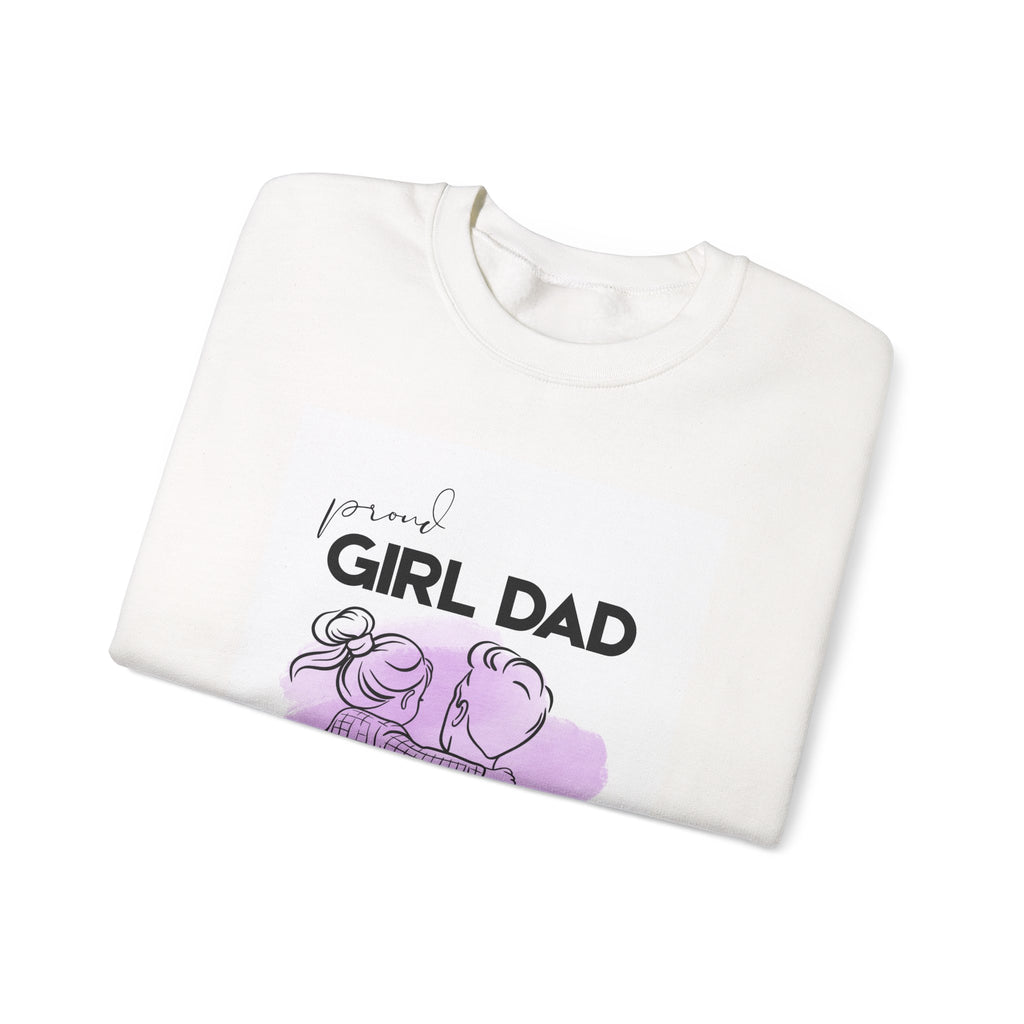 Proud Girl Dad Crewneck Sweatshirt