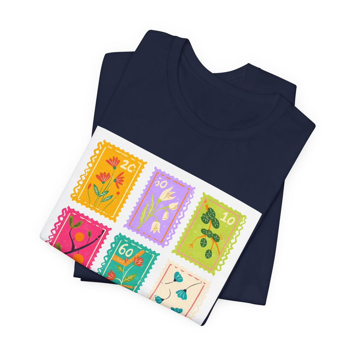 Floral Stamp Collage Tee