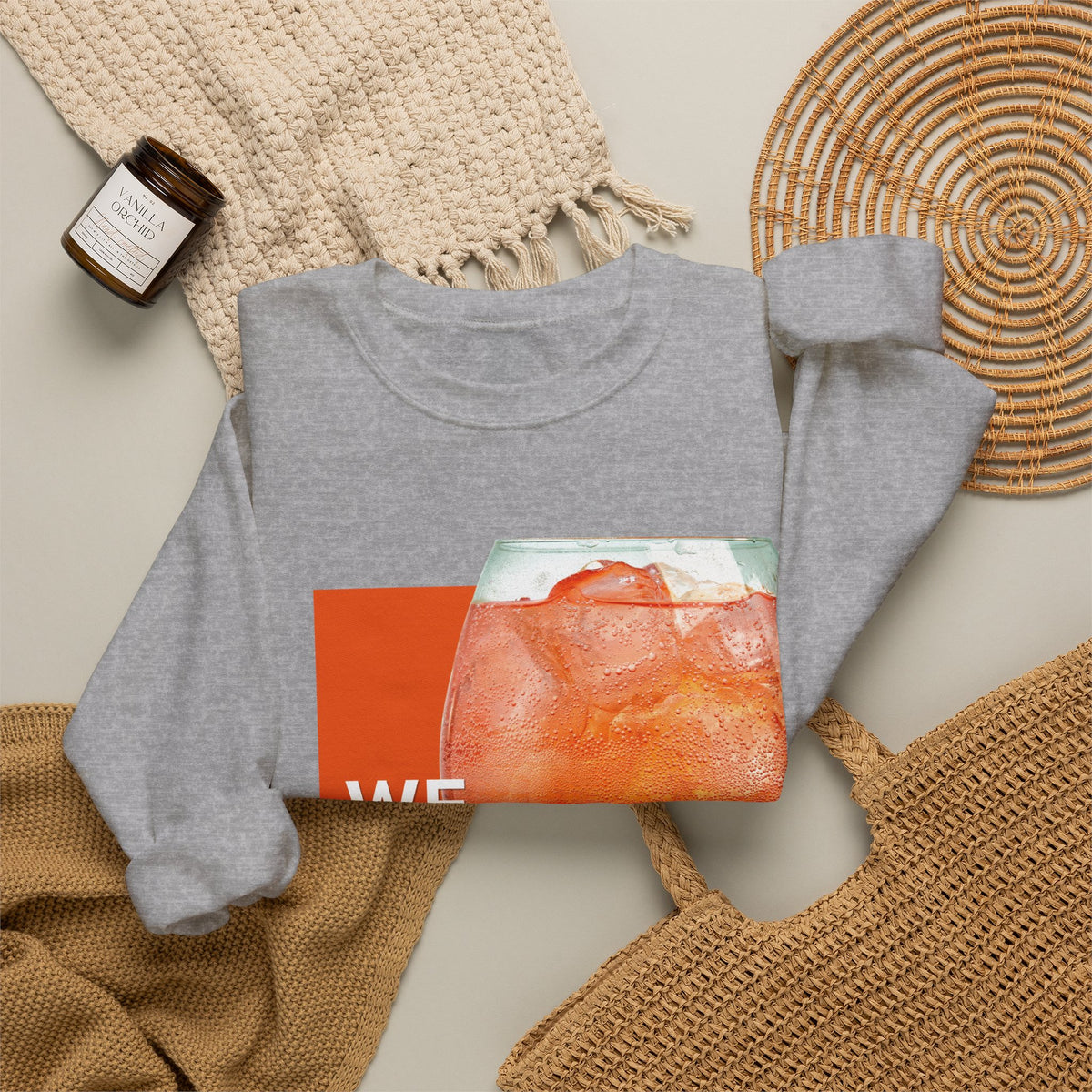 Sweatshirt — 'We Sparkled' Cocktail Graphic Crewneck