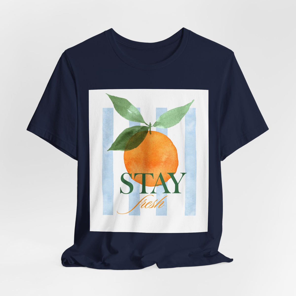 Stay Fresh Orange Tee — Summer Fruit Graphic T-Shirt